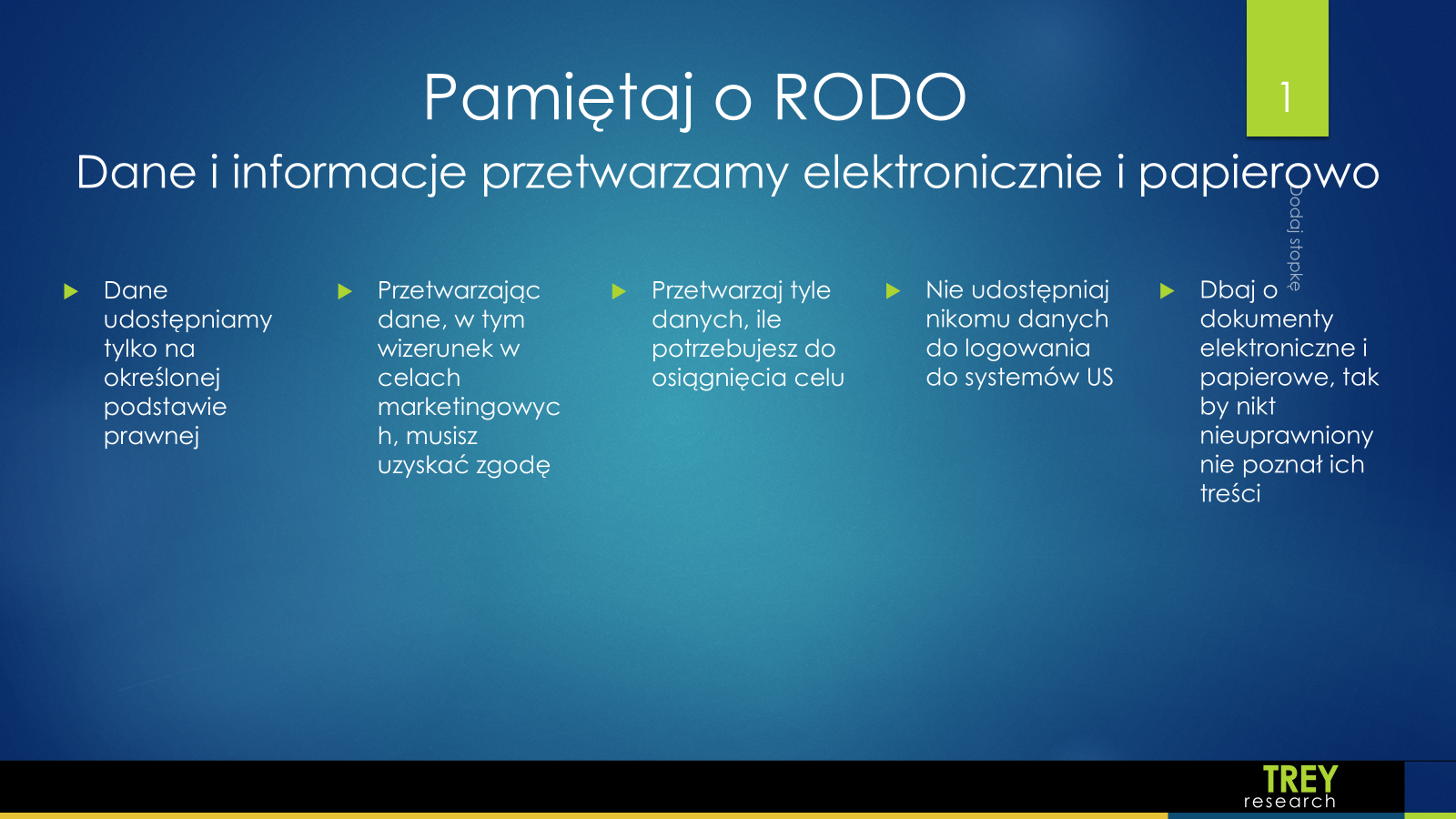 warto pamiętać o RODO